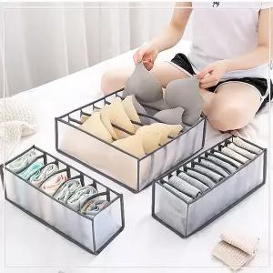 [하프클럽/]투명 메쉬 수납 정리함 양말 속옷 정리 서랍형 소품 정리박스