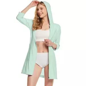 [하프클럽/테슬라]테슬라 여성 후드 집업 롱 래쉬가드 수영복 TM-FSZ62_H