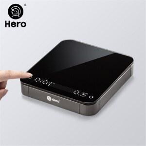 타이머저울 Hero Pour Coffee 전자 드립 커피 스케일 타이머 LED 스마트 주방 2KG 1g Black Whtie