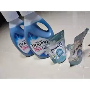 다우니 프리미엄 세탁세제 액체형 퍼펙트 딥클린 본품 2.9L 2개+(증정)샘플 200ml 2개