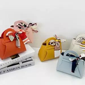 유치원선물 DIY 미니 가죽 가방 구디백 스카프 소형 5p세트