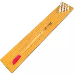 퍼펙트 라이프 디어 미니 핀 볼링공이 있는 데스크탑 미니어처 볼링 게임 세트 - 테이블탑 장난감 집에서