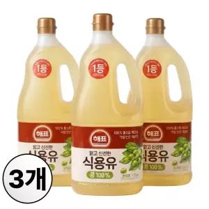 해표 식용유 1.8L X 3개