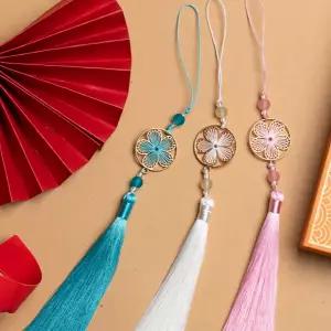 전통 노리개 태슬 키링 장신구 한복 노리개 악세사리 고리 매듭 열쇠고리