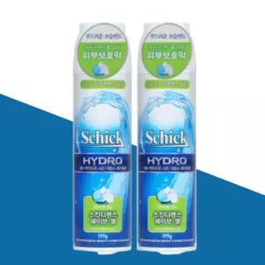 쉬크 하이드로 스킨디펜스 쉐이브젤 199g 2개 민감피부 면도젤