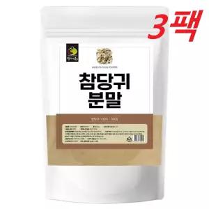 참당귀 분말 가루 국내산 참 당귀 당기 500gX3팩