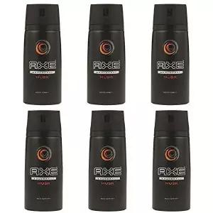 Axe  머스크 남성용 데오도란트 바디 스프레이  150ml x 6