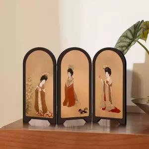 거실 테이블 콘솔 IN1 빈티지 엔틱 액자 그림 소품 명화 장식장 분할