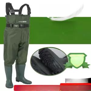 장화 일체형 갯벌바지 장갑 장비 갯벌체험 레인팬츠
