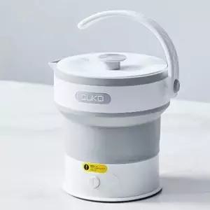 여행용 전기포트 휴대용 접이식 햇반 미니 캠핑용 커피 스텐 보온 주방가전.