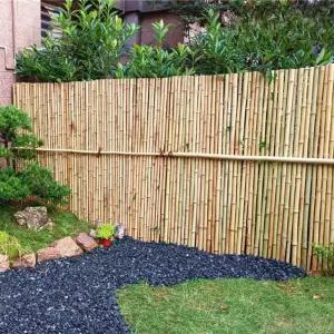 일본식 통 대나무 울타리 정원 인테리어 담장 펜스
