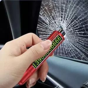 [CAR] 비상탈출 전화번호 온오프 메탈 주차번호판