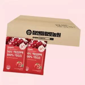 참앤들황토농원 NFC착즙 석류즙 과일주스 원액 100포 2박스 4525570