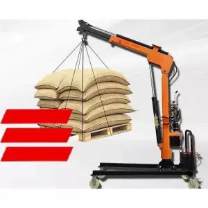 소형 리프팅 호이스트 작업대 윈치 바퀴 기중기 1톤 탑재