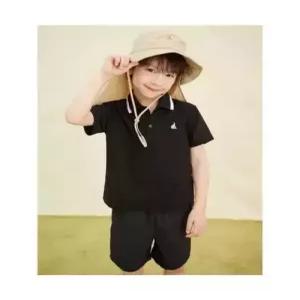 beanpolekids1 핫썸머 S오로ORONA 아이스 칼라 반팔 상하세트 블랙 (BI5442U065)