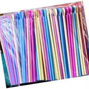 스푼 슬러시용 스트로우 7cm 195mm 400입 20개 용품