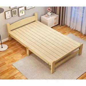 평상형원목침대프레임 마루 트윈 인테리어 간이 A형침대96x60x36cm 킨