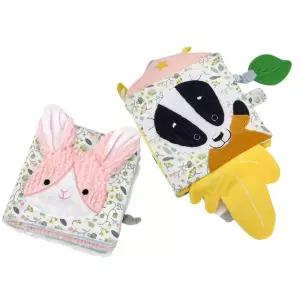 유아 보들바스락 다양한질감 촉감헝겊책 2종세트 오감발달 촉감놀이