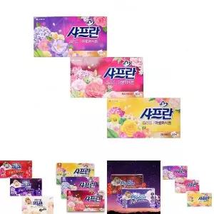 엘지생활건강 샤프란아로마시트 30매 향 택1p/샤프란/아로마/섬유/유연제/시트/유연제샤프란/유연재/섬유연