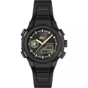 라코스테 LC33 여성용 아날로그 디지털 시계 40mm 블랙