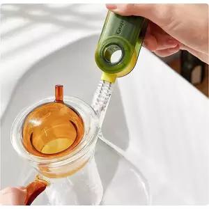 미니 세정 세척솔 미세 나일론 보온병 얇은 실리콘 젖꼭지 뚜껑 설거지 청소 젖병 틈새 브러쉬 텀블러 3in1