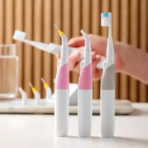 닥터플란트 휴대용 음파 전동칫솔 치과의사 교정용 잇몸 임플란트 전동치간칫솔