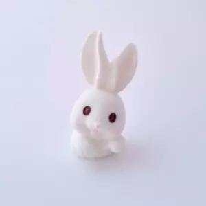 책상위미니정원 귀여운토끼4종 당근토끼피규어 미니어처