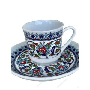 터키 커피잔 커피용품점 세트컵과 경량 선물 도자기 모라 카페 터키식 단열 축제 모카 샷을