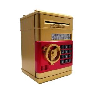 미니 비밀번호저금통 지폐자판기금고 귀여운 고양이 지폐자판기 재사용 선물 퍼즐용 플라스틱