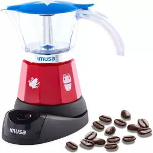 IMUSA 푸에르토리코 보리쿠아 플래그 에스프레소 메이커 6컵 또는 3컵 한정판 모카 포트 커피 주조