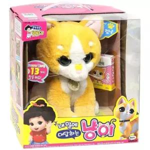 창의력 발달놀이 내말에 대답하는 냥이 사회성 길러주는 미니어처 감성 동물인형