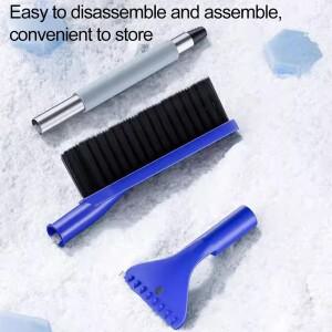 다기능 눈삽 윈드스크린 삽 스크레이퍼  마이크로파이버 롱 핸들 브러시 자동차 청소 도구