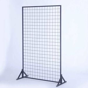 네트망스탠드 사각 받침대 철망 네트망 이동식 작품 80x160 메쉬망 10개 작품진열