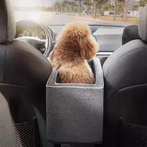 자동차 고양이 강아지 가방 카시트 쿠션 박스 콘솔 애견 보관 방석형