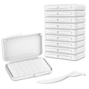 교정용 아르고맥스 치과용 왁스 10케이스 50개 스트립 잇몸 및 와이어 자극을 방지하는 프리미엄 식품 등급