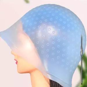 브릿지 염색 헤어 캡 간편 발레아쥬 스타일링 셀프 염색 헤어 캡 탈색 코바늘 전문 용품 시술 도구