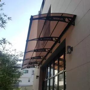 캐노픽스 1270 X 6000 고정식캐노피 시공 햇빛차단