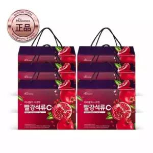 미녀들의시크릿 빨강석류 C+ 석류즙 6박스(총 126포) 비타민C 석류농축액 석류콜라겐
