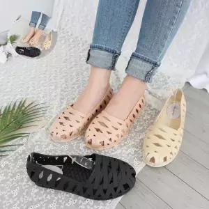 여름 코코코리아 젤리 논슬립 플랫슈즈 시원한 단화