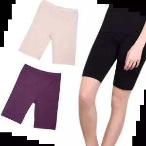 빅사이즈속치마 국산 빅사이즈 여자 5부속바지 면 교복속바지