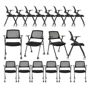 바요브케 20팩 접이식 의자 용량 학교 행사용 휴대용 둥지 상업용 좌석 사무실 피크닉 주방 컨퍼런스 대기 교육실