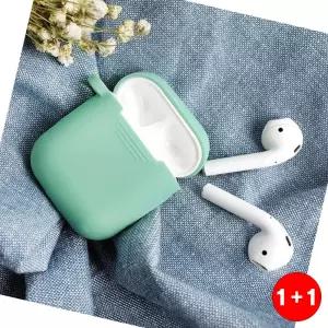 실리콘 에어팟 1세대 2세대 케이스 깔끔한 디자인