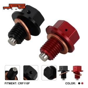 바이크 오토바이 기어 박스 마그네틱 자석 오일 드레인 플러그 볼트 나사 Honda CRF 110F Dirt Bike 용 호