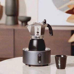 전용 인덕션 모카포트 끓이기 보급형 우드 캠핑용 비알레따 핸드 전기 드립커피 주전자