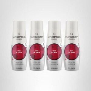 소다스트림 - 다이어트 닥터 피트 음료 믹스 탄산수 제조업체용 9.5갤런을 맛있는 설탕이나 HFCS 없음 14.9 Fl Oz, 4팩