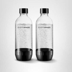 소다스트림 1L 클래식 DWS 탄산염 병 블랙(트윈팩), 2팩