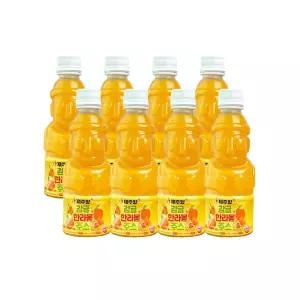 감귤 한라봉 주스 330ml X 8병 제주 착즙 쥬스 어린이 감굴 오렌지