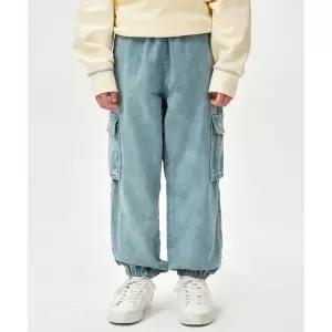 스탠다드 키즈 STANDARD KIDS MUSINSA 저지 데님 카고 조거 팬츠 [라이트 인디고] MKFNP2K04-LI 669024
