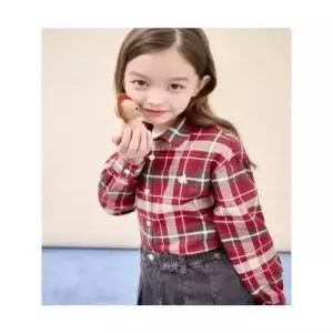 beanpolekids1 약기모 체크 셔츠 레드 (BI5964UE26)