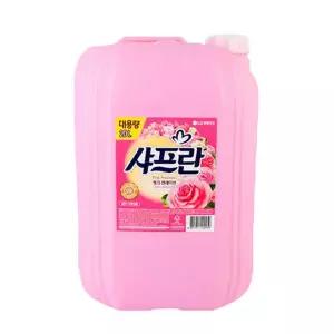 샤프란 핑크 20L 샤프란섬유유연제대용량세탁세제